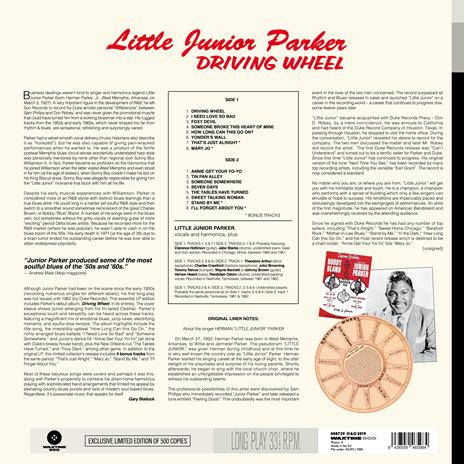 Driving Wheel - Vinile LP di Little Junior Parker - 2