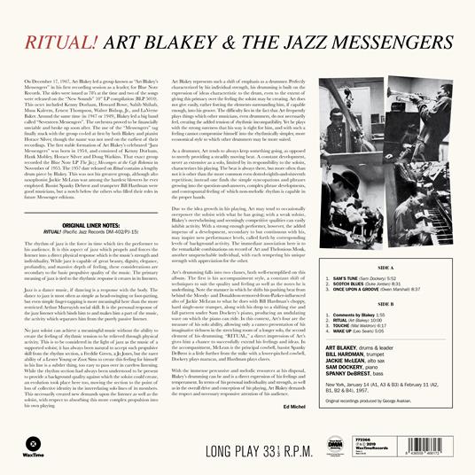 Ritual - Vinile LP di Art Blakey & the Jazz Messengers - 2