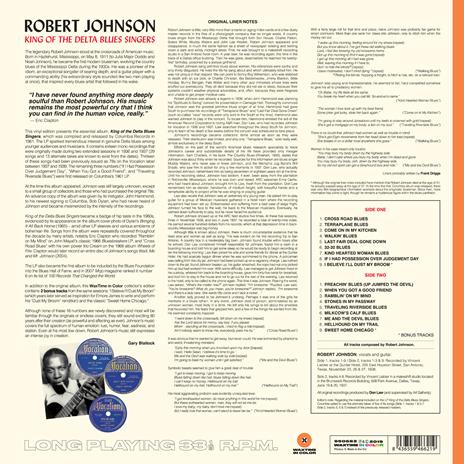 King of the Delta Blues Singers (Limited Edition) - Vinile LP di Robert Johnson - 2