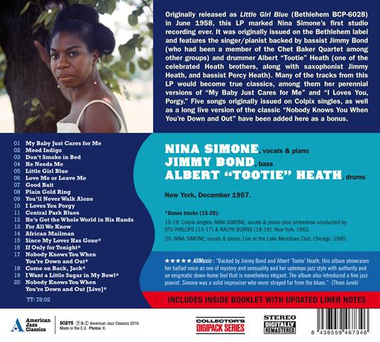 My Baby Just Cares for Me - CD Audio di Nina Simone - 2
