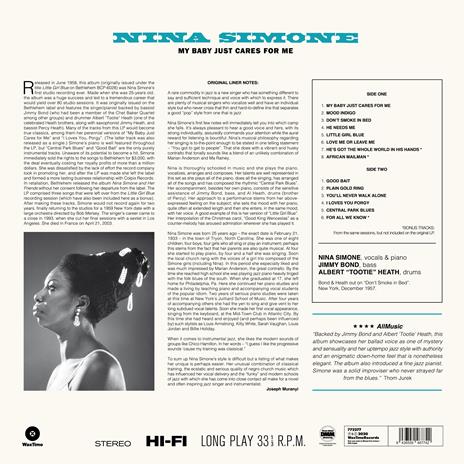 My Baby Just Cares for Me - Vinile LP di Nina Simone - 2