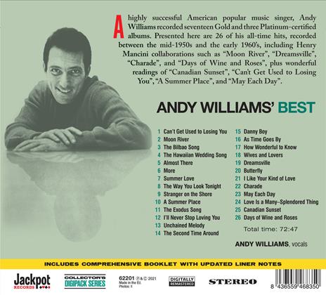 Andy's Best - CD Audio di Andy Williams - 2