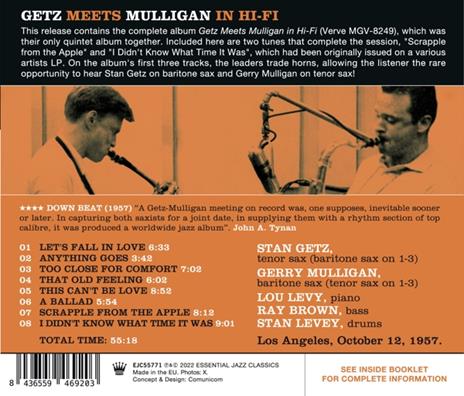 In Hi-Fi - CD Audio di Stan Getz,Gerry Mulligan - 2