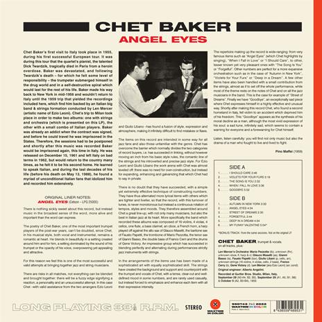 Angel Eyes (Limited Edition Red Vinyl) - Vinile LP di Chet Baker - 2