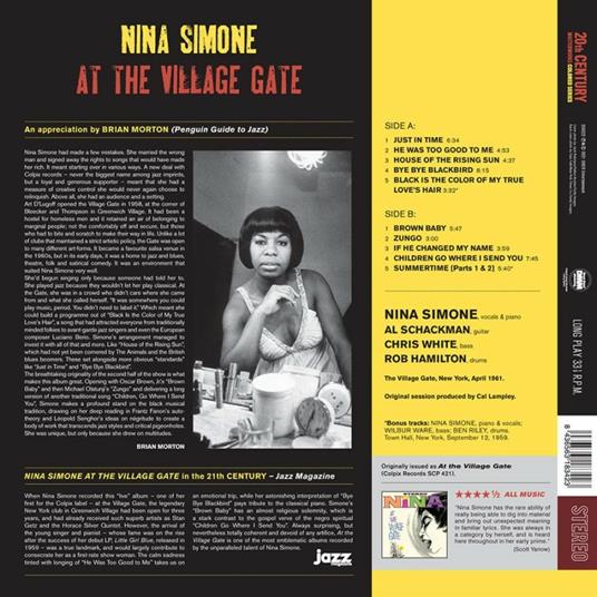 At Village - Vinile LP di Nina Simone - 2