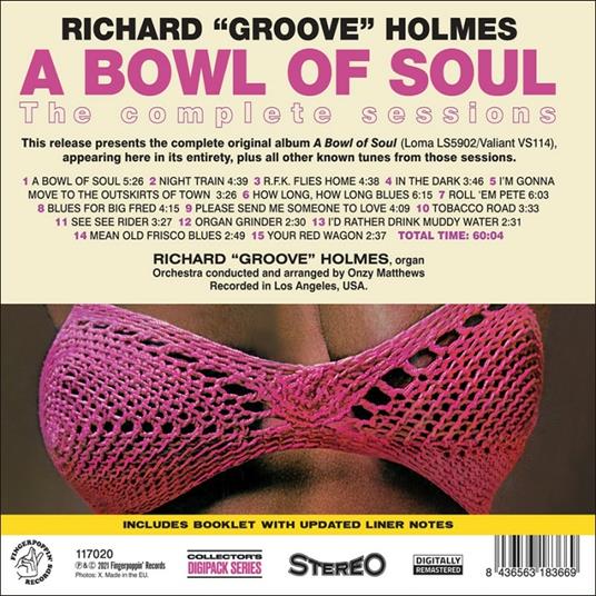A Bowl of Soul - CD Audio di Richard Groove Holmes - 2