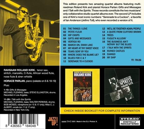 Serenade To A Cuckoo (2 Albums On 1 Cd) - CD Audio di Roland Kirk - 2