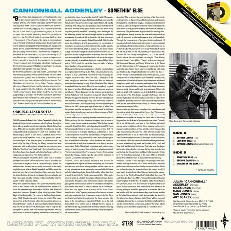 Somethin' Else (Lp + Single Yellow 7" Vinyl) - Vinile LP + Vinile 7" di Julian Cannonball Adderley - 2