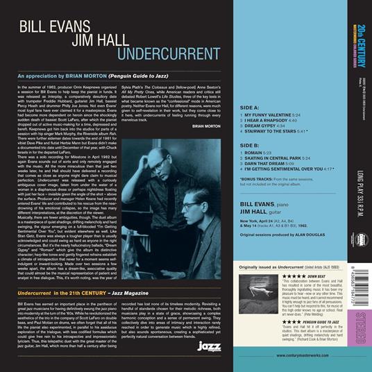 Undercurrent - Vinile LP di Bill Evans,Jim Hall - 2