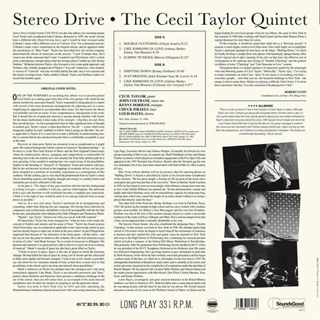 Stereo Drive - Vinile LP di Cecil Taylor - 2
