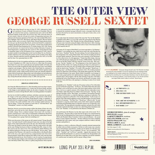 The Outer View - Vinile LP di George Russell - 2