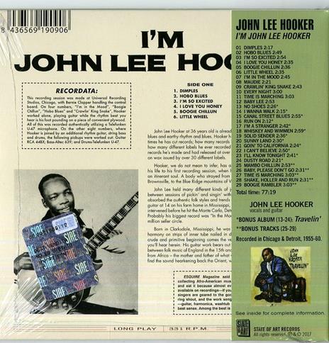 I'm John Lee Hooker - CD Audio di John Lee Hooker - 2