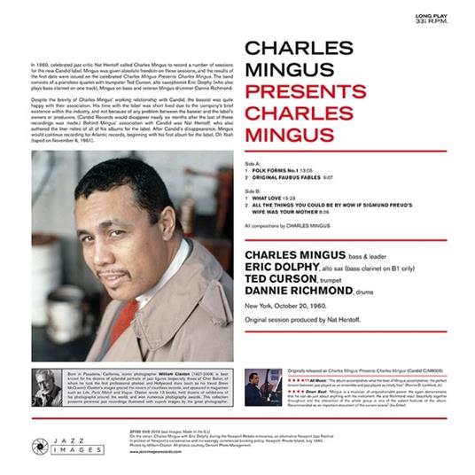 Presents Charles Mingus - Vinile LP di Charles Mingus - 2