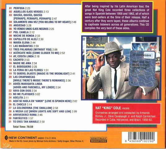 Cole en espanol. Greatest Hits - CD Audio di Nat King Cole - 2