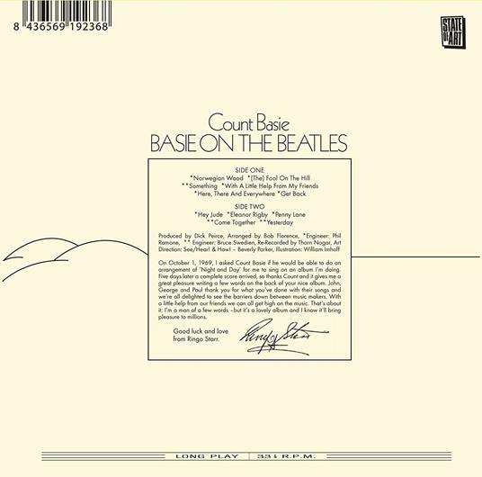 Basie On The Beatles (+ One More Time ) - CD Audio di Count Basie - 2