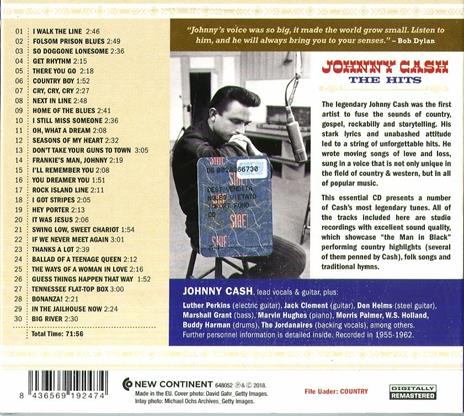 The Hits (30 Tracks) - CD Audio di Johnny Cash - 2