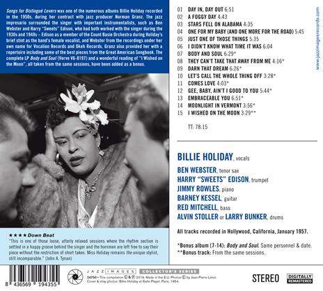 Songs for Distingué Lovers (with Bonus Tracks) - CD Audio di Billie Holiday - 2
