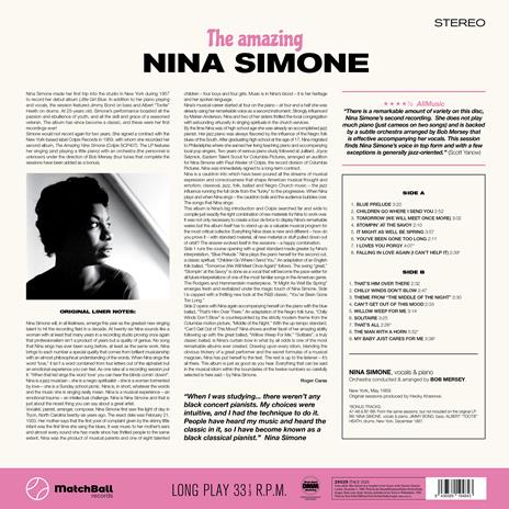 The Amazing Nina Simone - Vinile LP di Nina Simone - 2