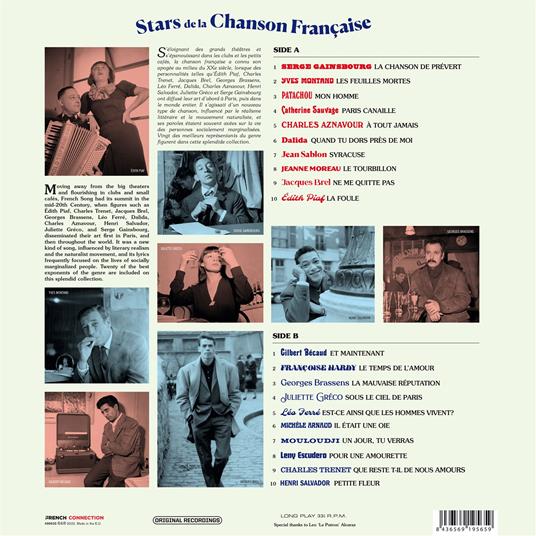 Stars de la Chanson Francaise - Vinile LP - 2