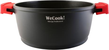 Wecook STONE2AB Batteria da Cucina 4 Pezzi in Alluminio Fuso, Induzione, Casseroli Anti-aderente Nero - 3