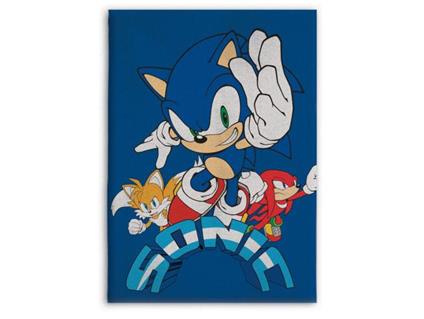 Sonic The Hedgehog Coperta In Pile Sega