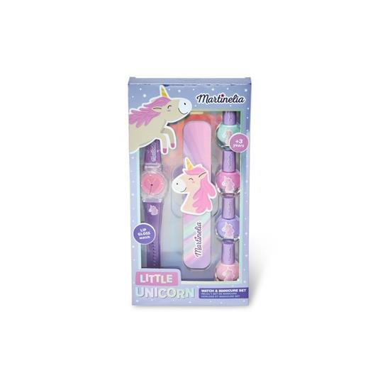 Martinelia 11937 - Kit Manicure Con Orologio Lucidalabbra Unicorno - 2