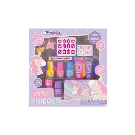 Martinelia 24145 - Kit Make-Up Con Scatola In Latta Unicorno - 2