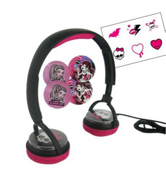 Cuffie Audio Monster High + stickers