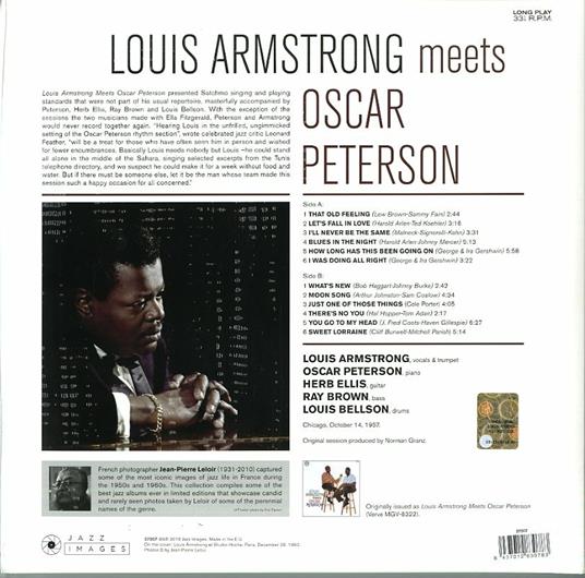 Louis Armstrong Meets Oscar Peterson - Vinile LP di Louis Armstrong,Oscar Peterson - 2