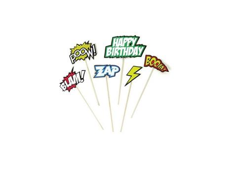 Cake Toppers Comic. Set da 6 - 2