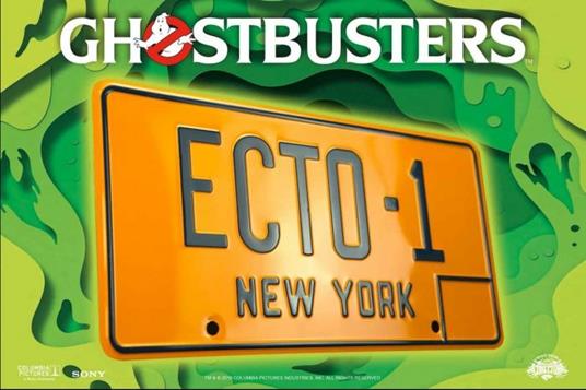 Ghostbusters Ecto-1 Licence Plate