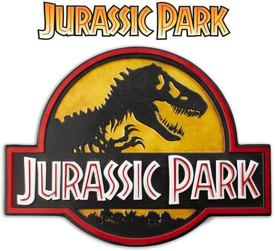 Jurassic Park Logo poster metallico - 2