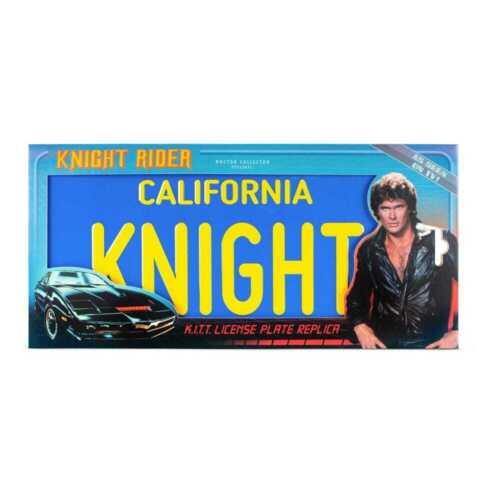 Knight Rider License Piatto Replica Doctor Collector