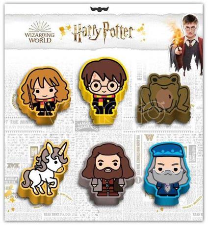 Harry Potter Set di 6 Gomme per Cancelleria Karactermania