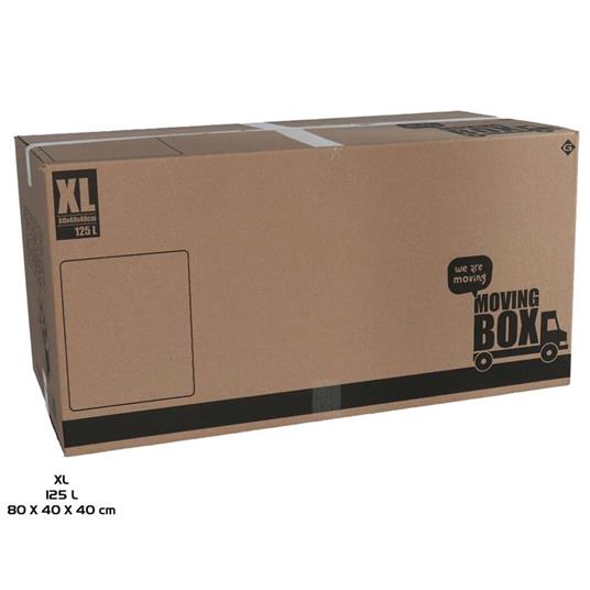 Scatolone Trasloco Scatola Imballaggi Imballaggio in Cartone 80x40cm 125Lt  - Bakaji - Casa e Cucina | IBS