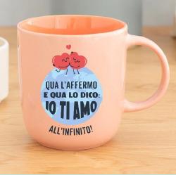 Tazza Mr Wonderful. Qua laffermo e qua lo dico: io ti amo allinfinito!