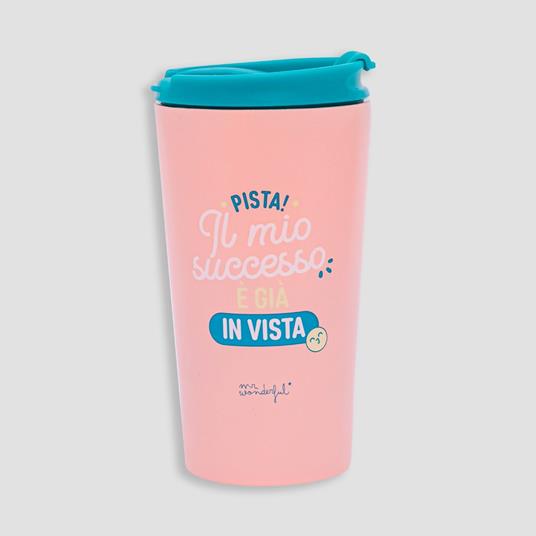 Tazza in confezione regalo con pompom da 500ml - Tricoastal - Idee regalo