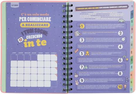 Diario scolastico classico piccolo 2022-2023 Settimanale - Contiene idee,  sfide e avventure - Mr Wonderful - Cartoleria e scuola