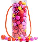 Beads in tube- orange