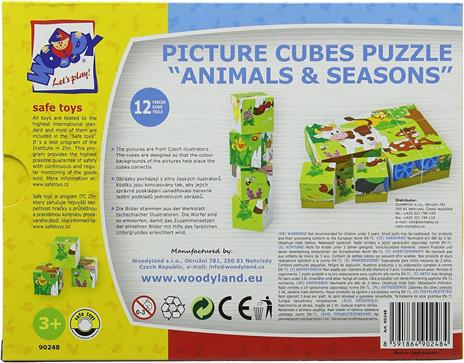 Puzzle Cubi - Animali - 2