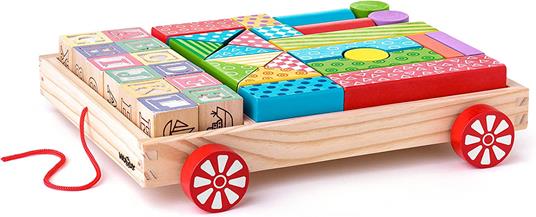 Cart with blocks/Stamps ABC - 2