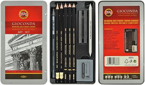 Set arte Gioconda Koh-I-Noor in astuccio metallo - 6