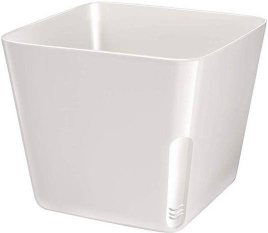 Vaso per Piante Quadrato Bianco SENSE