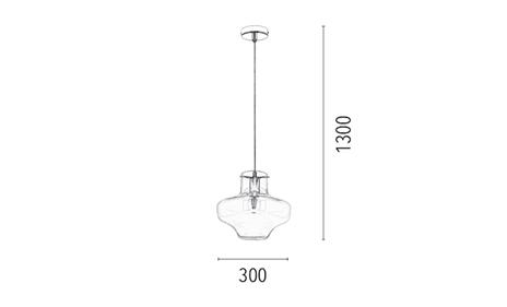 Lampada a Sospensione Universe, Metallo, Vetro, Trasparente, Cromo, EPIKASA - 3