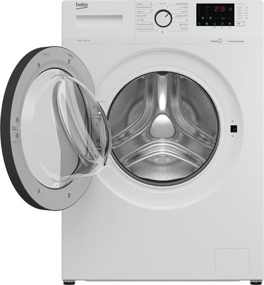 Beko WRA 9612 XSWR lavatrice Caricamento frontale 9 kg 1200 Giri/min C  Bianco - Beko - Casa e Cucina | IBS