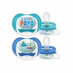 Philips Avent Succhietto Ciuccio Ultra Air in Silicone 6-18 Mesi Confezione 2 Pezzi Bambino