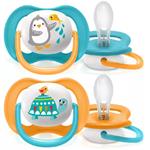 Philips Avent Succhietto Ciuccio Ultra Air in Silicone 6-18 Mesi Confezione 2 Pezzi Bambino