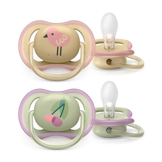 Philips Avent SCF085/13 Ciuccio Ultra Air senza BPA per Bambini da 0 a 6 mesi Confezione 2 Pz