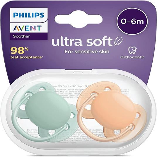 Philips Avent SCF091/03 Ciuccio Succhietto Ultra Soft senza BPA per Bambini  da 0 a 6 mesi Colore Neu - Skills In Healthcare Avent - Per la culla e il  passeggino - Giocattoli | IBS