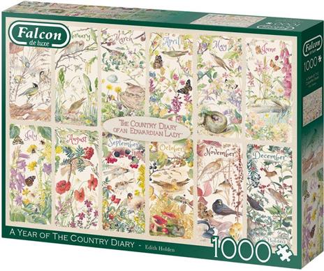 Falcon de luxe A Year of The Country Diary 1000pcs Puzzle 1000 pz - 6